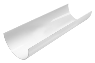 ЖЕЛОБ ВОДОСТОЧНЫЙ 120ММ ПВХ FINEBER БЕЛЫЙ 3М