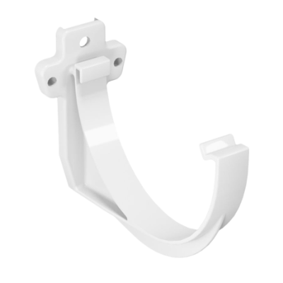 КРОНШТЕЙН ЖЕЛОБА ПВХ FINEBER БЕЛЫЙ