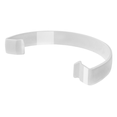 СКОБА ФИКСИРУЮЩАЯ ПВХ FINEBER БЕЛАЯ