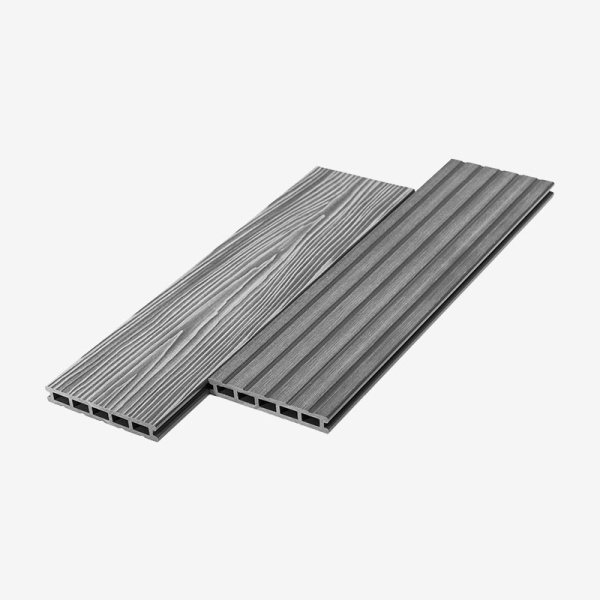 ТЕРРАСНАЯ ДОСКА UNODECK MOGANO СЕРЫЙ 3000х165x24ММ