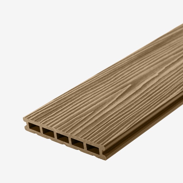 ТЕРРАСНАЯ ДОСКА UNODECK MOGANO ОРЕХ 3000х165x24ММ