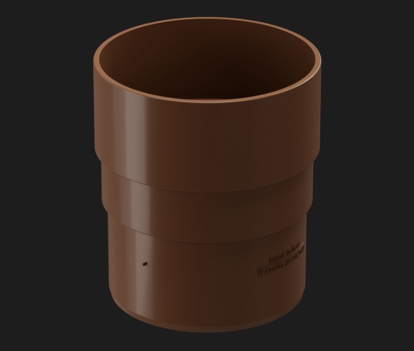 МУФТА СОЕДИНИТЕЛЬНАЯ ДЛЯ ТРУБЫ PREMIUM DÖCKE КАШТАН