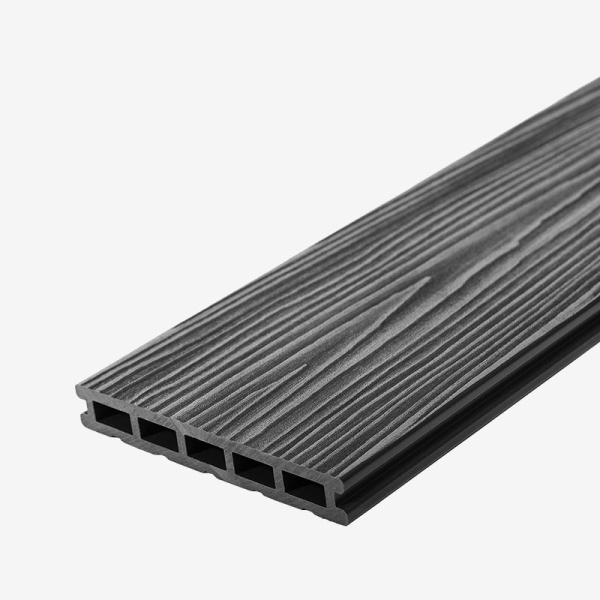 ТЕРРАСНАЯ ДОСКА UNODECK MOGANO ГРАФИТ 3000х165x24ММ