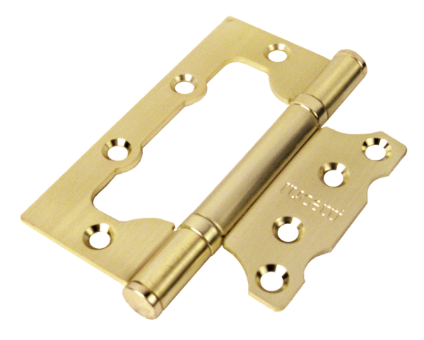 ПЕТЛЯ RUCETTI БЕЗ ВРЕЗХКИ RFN-100*75*2,5 SG МАТОВОЕ ЗОЛОТО