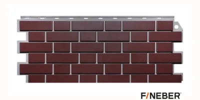 ФАСАДНАЯ ПАНЕЛЬ FINEBER ДАЧНЫЙ КИРПИЧ КЛИНКЕРНЫЙ ЖЖЁНЫЙ
