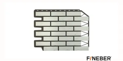 ФАСАДНАЯ ПАНЕЛЬ ДАЧНЫЙ КИРПИЧ БАВАРСКИЙ БЕЛЫЙ