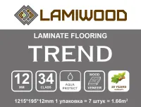 ЛАМИНАТ ЛАМИВУД TREND 34/12ММ/4V ЛАМИНАТ ЛАМИВУД TREND 34/12ММ/4V