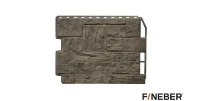 ФАСАДНАЯ ПАНЕЛЬ ДАЧНЫЙ ТУФ 3D ДЫМЧАТЫЙ