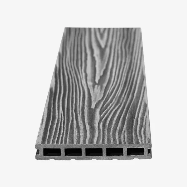 ТЕРРАСНАЯ ДОСКА UNODECK MOGANO СЕРЫЙ 3000х165x24ММ