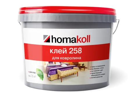 КЛЕЙ ДЛЯ КОВРОЛИНА HOMAKOLL 258 14КГ