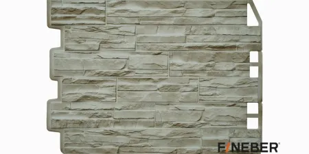 ФАСАДНАЯ ПАНЕЛЬ ДАЧНЫЙ СКОЛ 3D СВЕТЛО-БЕЖЕВЫЙ
