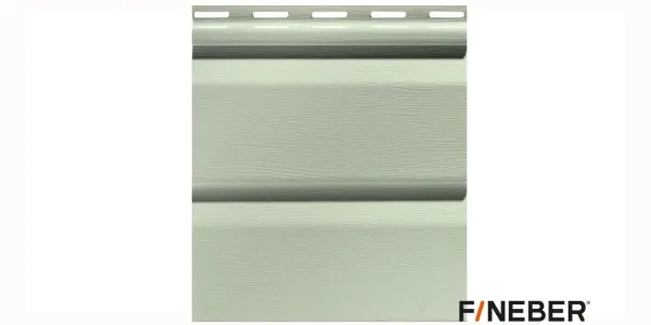 ВИНИЛОВЫЙ САЙДИНГ FINEBER ДАЧНЫЙ CLASSIC COLOR АЛОЭ