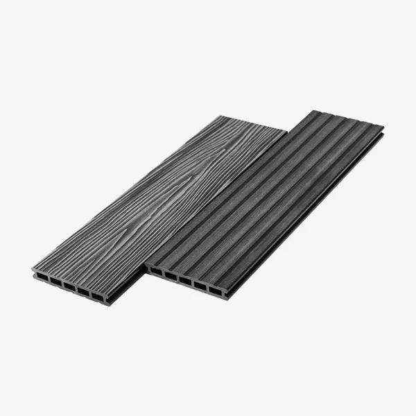 ТЕРРАСНАЯ ДОСКА UNODECK MOGANO ГРАФИТ 3000х165x24ММ