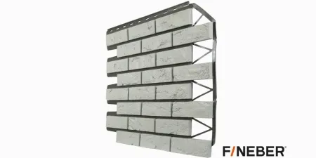 ФАСАДНАЯ ПАНЕЛЬ ДАЧНЫЙ КИРПИЧ БАВАРСКИЙ БЕЛЫЙ