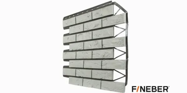 ФАСАДНАЯ ПАНЕЛЬ ДАЧНЫЙ КИРПИЧ БАВАРСКИЙ БЕЛЫЙ
