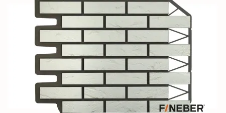 ФАСАДНАЯ ПАНЕЛЬ ДАЧНЫЙ КИРПИЧ БАВАРСКИЙ БЕЛЫЙ