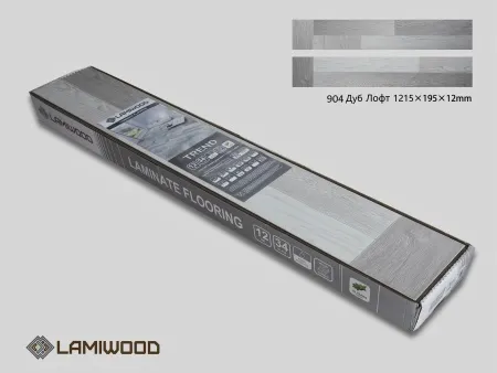 ЛАМИНАТ ЛАМИВУД TREND 904 ДУБ ЛОФТ 34/12ММ/4V