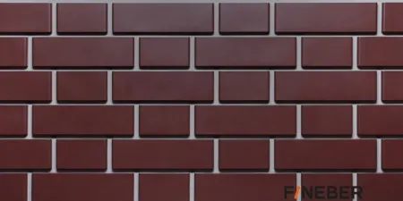 ФАСАДНАЯ ПАНЕЛЬ FINEBER ДАЧНЫЙ КИРПИЧ КЛИНКЕРНЫЙ ЖЖЁНЫЙ