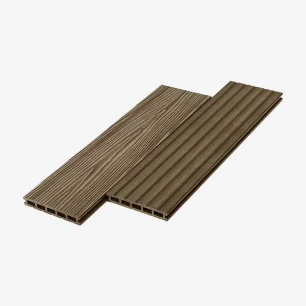 ТЕРРАСНАЯ ДОСКА UNODECK MOGANO ОРЕХ 3000х165x24ММ
