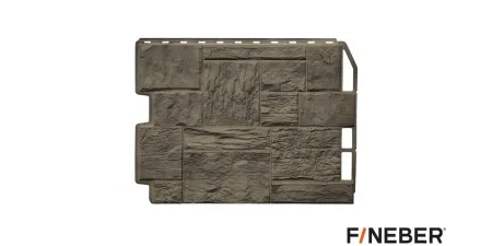 ФАСАДНАЯ ПАНЕЛЬ ДАЧНЫЙ ТУФ 3D ДЫМЧАТЫЙ