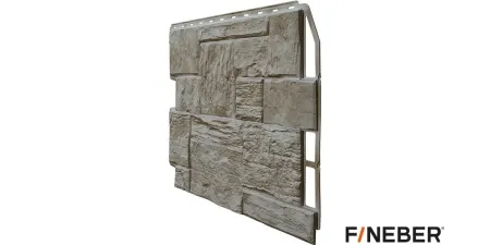 ФАСАДНАЯ ПАНЕЛЬ ДАЧНЫЙ ТУФ 3D СВЕТЛО-БЕЖЕВЫЙ