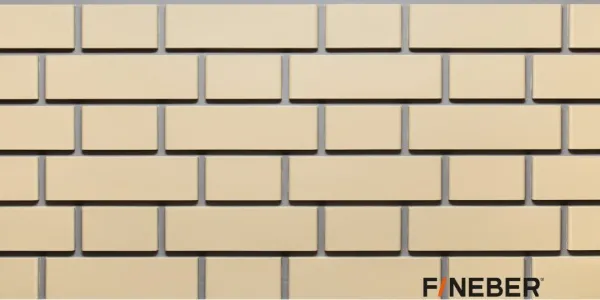 ФАСАДНАЯ ПАНЕЛЬ FINEBER ДАЧНЫЙ КИРПИЧ КЛИНКЕРНЫЙ ЖЁЛТЫЙ