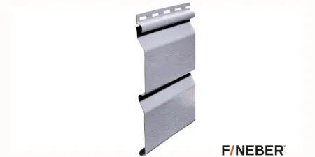 ВИНИЛОВЫЙ САЙДИНГ FINEBER STANDART CLASSIC COLOR СЕРО-ГОЛУБОЙ