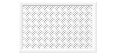 ЭКРАН ДЛЯ РАДИАТОРА СТЕЛЛА ГЛОРИЯ БЕЛЫЙ 90