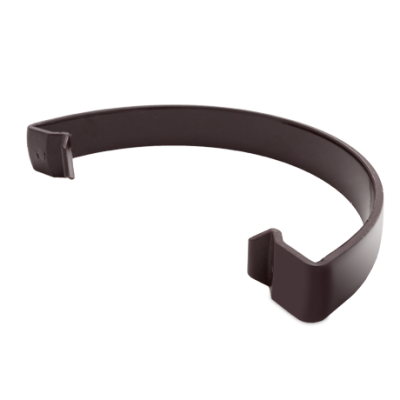 СКОБА ФИКСИРУЮЩАЯ ПВХ FINEBER КОРИЧНЕВАЯ