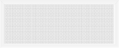 ЭКРАН ДЛЯ РАДИАТОРА СТЕЛЛА ДАМАСКО БЕЛЫЙ 150