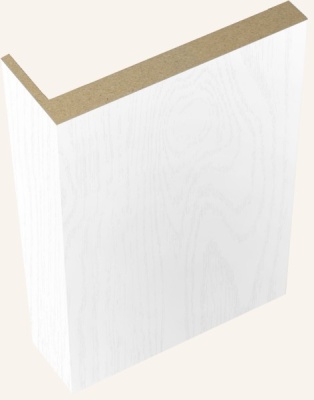 ДВЕРНОЙ НАЛИЧНИК L ТЕЛЕСКОПИЧЕСКИЙ SOFTTOUCH 70Х25Х2200 ЯСЕНЬ БЕЛЫЙ СТРУКТУРИРОВАННЫЙ