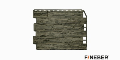 ФАСАДНАЯ ПАНЕЛЬ ДАЧНЫЙ СКОЛ 3D ДЫМЧАТЫЙ