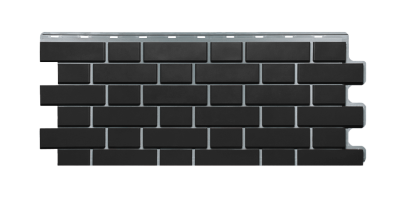 ФАСАДНАЯ ПАНЕЛЬ FINEBER ДАЧНЫЙ КИРПИЧ КЛИНКЕРНЫЙ ЧЁРНЫЙ