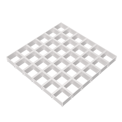 ГРИЛЬЯТО ПОТОЛОК БЕЛЫЙ GL15 38ММ 100*100ММ