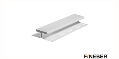 Н-ПРОФИЛЬ СОЕДЕНИТЕЛЬ ДАЧНЫЙ FINEBER БЕЛЫЙ 3000ММ