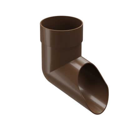 НАКОНЕЧНИК ДЛЯ ВОДОСТОЧНОЙ ТРУБЫ PREMIUM DÖCKE КАШТАН
