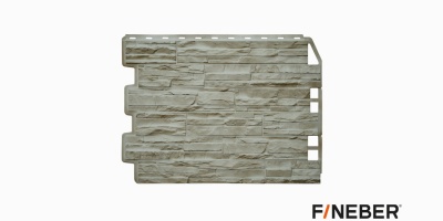 ФАСАДНАЯ ПАНЕЛЬ ДАЧНЫЙ СКОЛ 3D СВЕТЛО-БЕЖЕВЫЙ