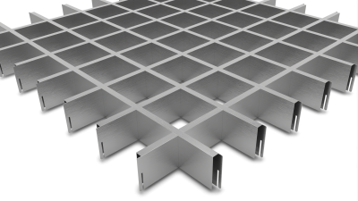 ГРИЛЬЯТО ПОТОЛОК МЕТАЛЛИК 75*75*30*10ММ