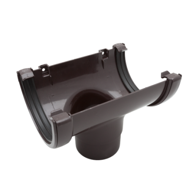 ВОРОНКА ЖЕЛОБА Ø80 FINEBER КОРИЧНЕВАЯ