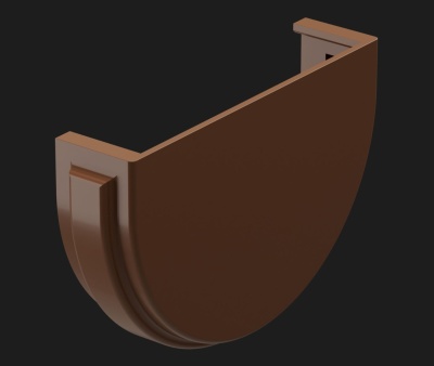 ЗАГЛУШКА ЖЕЛОБА PREMIUM DÖCKE КАШТАН