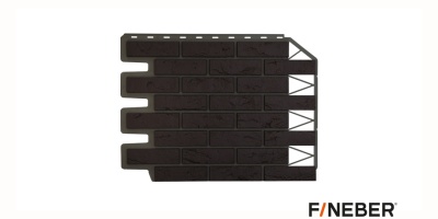 ФАСАДНАЯ ПАНЕЛЬ ДАЧНЫЙ КИРПИЧ БАВАРСКИЙ ТЕМНО-КОРИЧНЕВАЯ