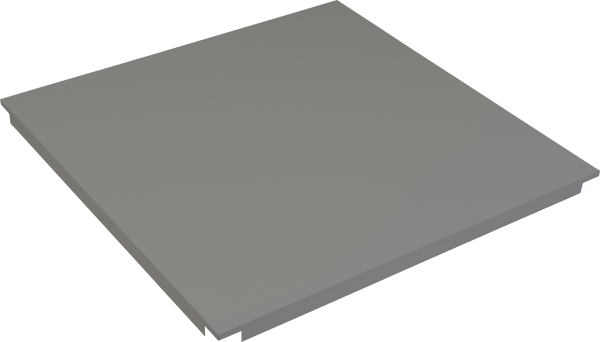 КАССЕТА АЛЮМИНИЕВАЯ СКРЫТОГО ТИПА МЕТАЛЛИК К90