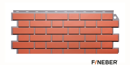 ФАСАДНАЯ ПАНЕЛЬ FINEBER ДАЧНЫЙ КИРПИЧ КЛИНКЕРНЫЙ КЕРАМИЧЕСКИЙ