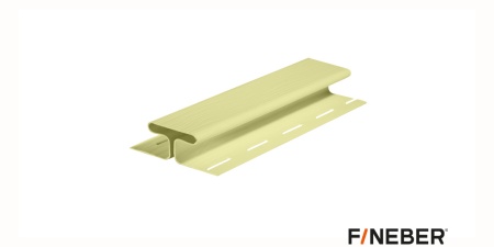 Н-ПРОФИЛЬ СОЕДЕНИТЕЛЬ ДАЧНЫЙ FINEBER ЛИМОННИК 3000ММ