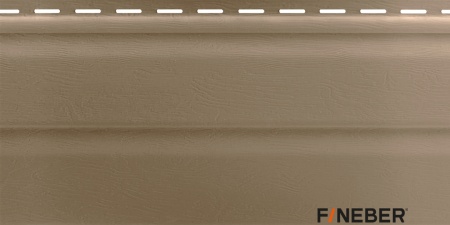 ВИНИЛОВЫЙ САЙДИНГ FINEBER STANDART CLASSIC COLOR САНДАЛ