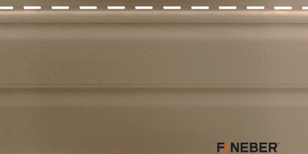 ВИНИЛОВЫЙ САЙДИНГ FINEBER STANDART CLASSIC COLOR САНДАЛ