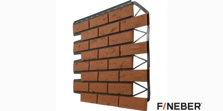 ФАСАДНАЯ ПАНЕЛЬ ДАЧНЫЙ КИРПИЧ БАВАРСКИЙ ТЕРРАКОТОВЫЙ