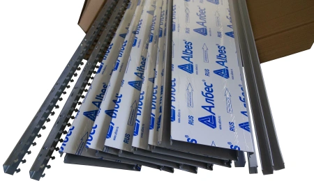 КОМПЛЕКТ РЕЕЧНОГО ПОТОЛКА 1.7х1.7 БЕЛЫЙ МАТОВЫЙ