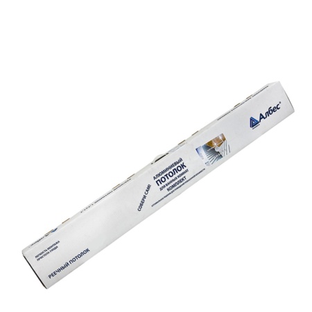 КОМПЛЕКТ РЕЕЧНОГО ПОТОЛКА 1.7х1.7 БЕЛЫЙ МАТОВЫЙ