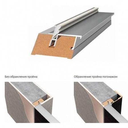 ДВЕРНАЯ КОРОБКА INVISIBLE 2053мм